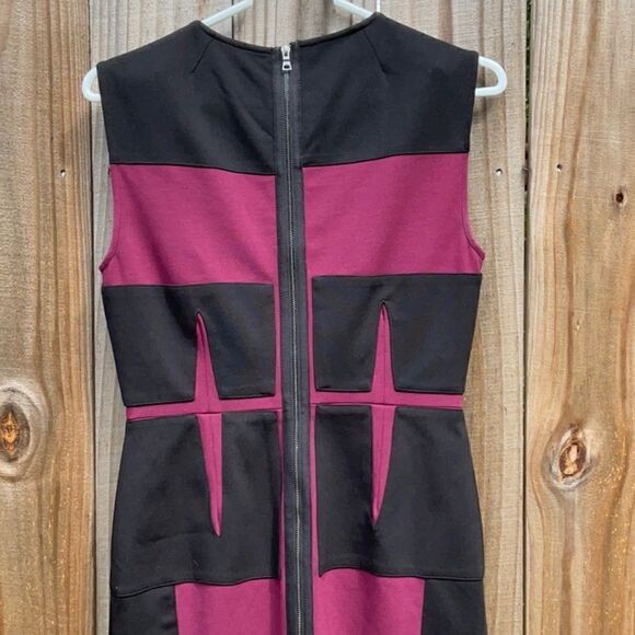Take 50% OFF- Bcbgmaxazaria Black And Purple Dress, Size-XS - Picture 5 of 7